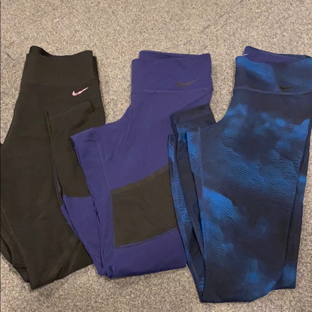 Nike mesh panel leggings